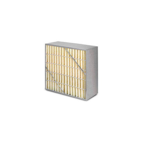 Global Industrial Rigid Cell Air Filter Box W/ Synthetic Media MERV 15 20""W x 2