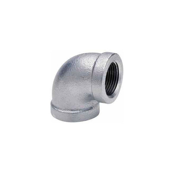3/4 In Galvanized Malleable 90 Degree Elbow 150 PSI Lead Free