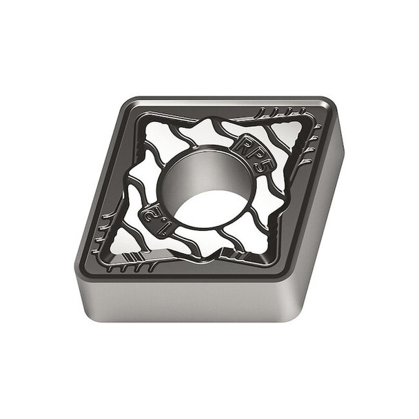 Diamond Turning Insert, Diamond, 5, CNMG, 3, Carbide Pack of 10