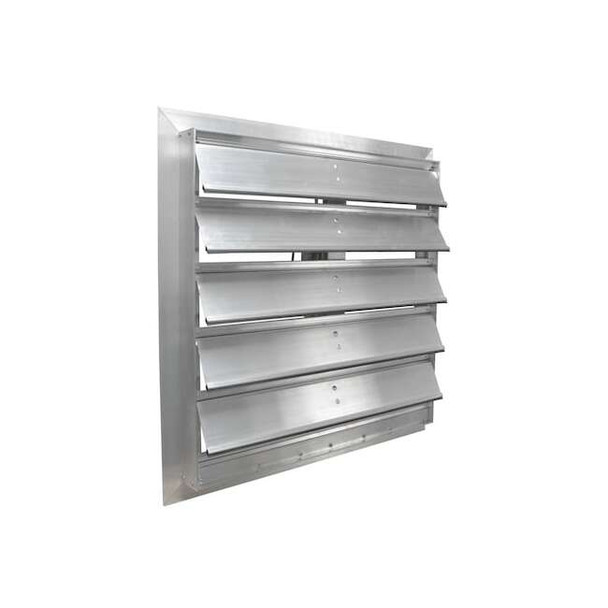 Canarm Motorized Damper,Aluminum,Square,18 ga SX3224X24