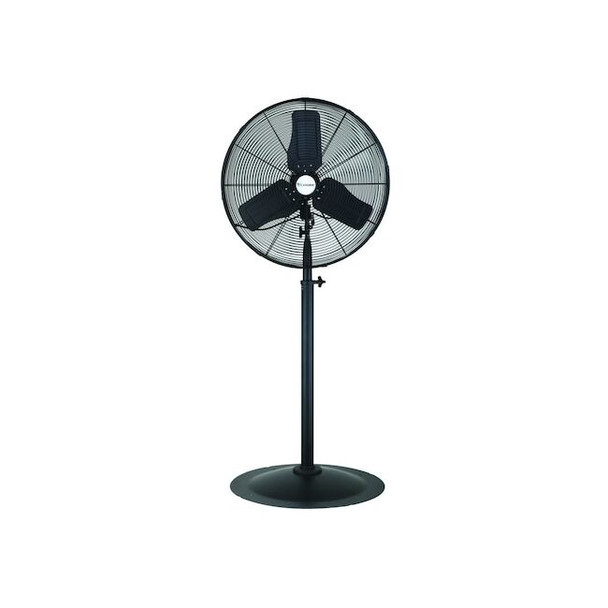 Standard-Duty Industrial Fan, Pedestal Mount, 120V AC, 7,805/7,403/6,774 cfm