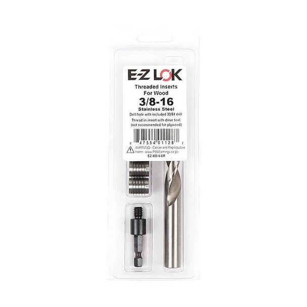 Thread Repair Kit, Knife Thread Inserts, 18-8 Stainless Steel, 5 Inserts