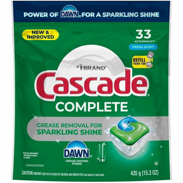 Cascade Complete ActionPacs Dishwashing Detergent 21697
