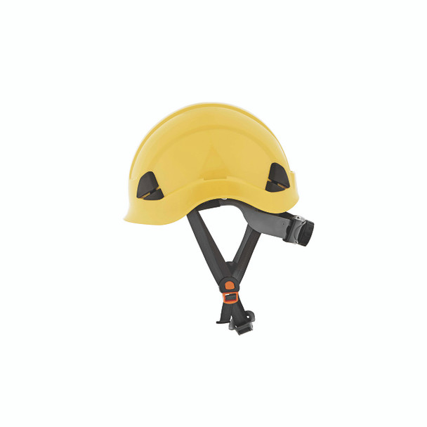 CH-300 Climbing Style Non-Vented Hard Hat, 6 pt Rapid Dial, Yellow