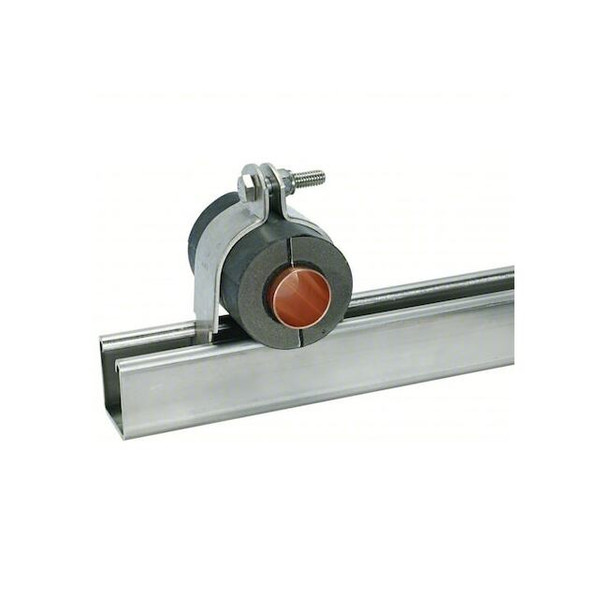 Zsi Insulated Strut Clamp,7/8"OD,2 1/8"W UX7812SS
