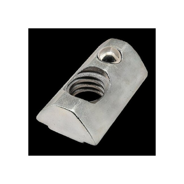 80/20 Roll-In T-Nut, Steel, Zinc-Plated 13040