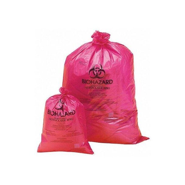 Sp Scienceware Autoclav. Biohazard Bag,14gal,Red,PK200 F13164-2535
