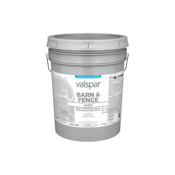 Valspar Exterior Paint, Metal, Steel, Wood, White 009.0029048.008