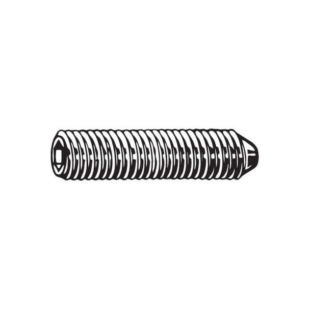 Manufacturer Varies Set Screw,M8 x 1.25mm,25mm L,PK100 M51250.080.0025
