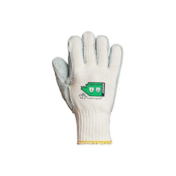 Heat Resistant Gloves, 500 Degrees F Max Temp., White, XL, 12 PK