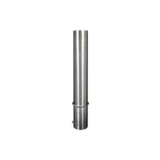 Manufacturer Varies Bollard, Removble, 6", Dome, Stainless Steel SSR06040-D