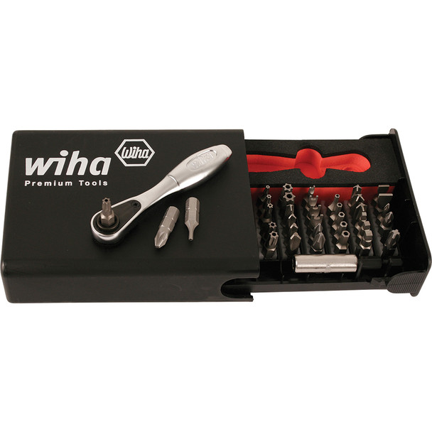 38 Piece Security Bit Set with Mini Ratchet 71988