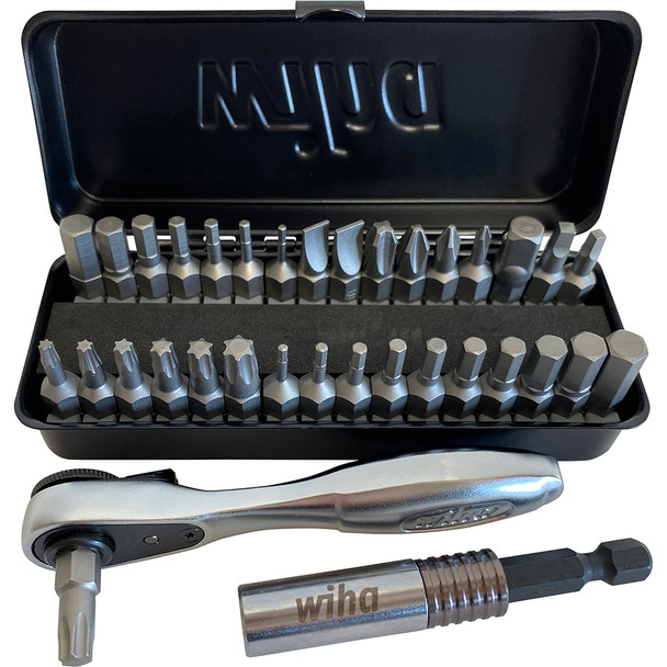 35 Piece 1/4" Ratchet and Bit Set 74996