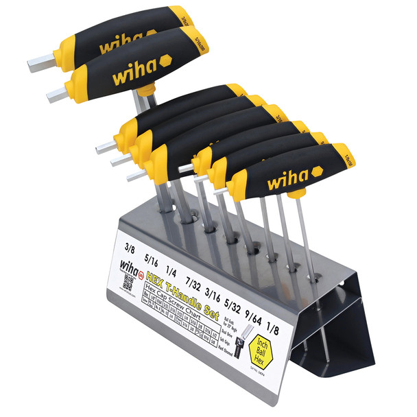 8 Piece SoftGrip Dual Drive SAE T-Handle Set 54094