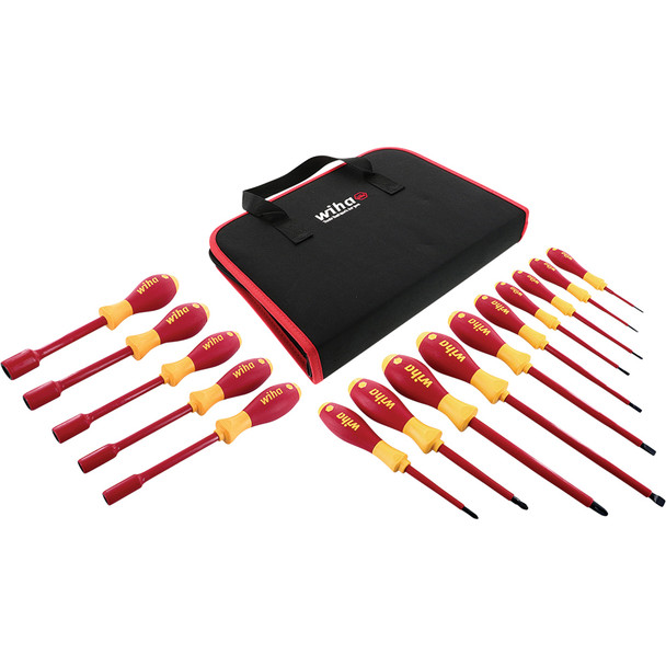 15 Piece Insulated SoftFinish Screwdriver and Nut Driver Set 32190