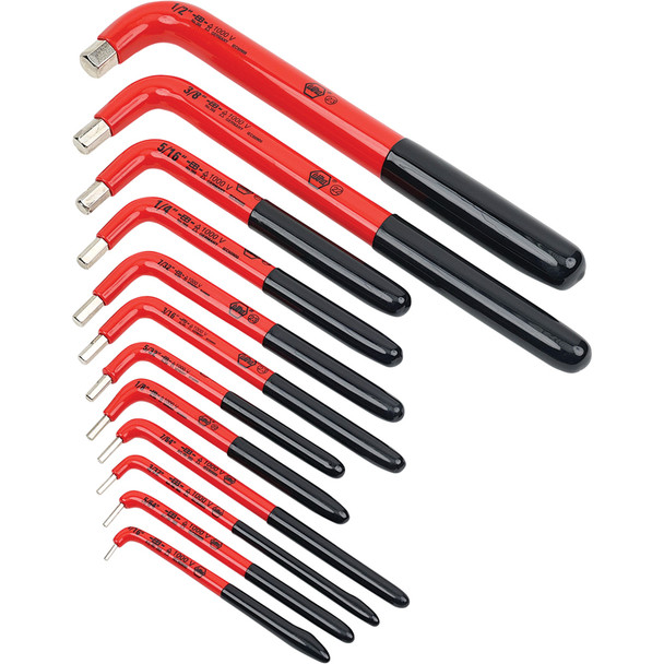 12 Piece Insulated Hex L-Key Set - Inch 13694