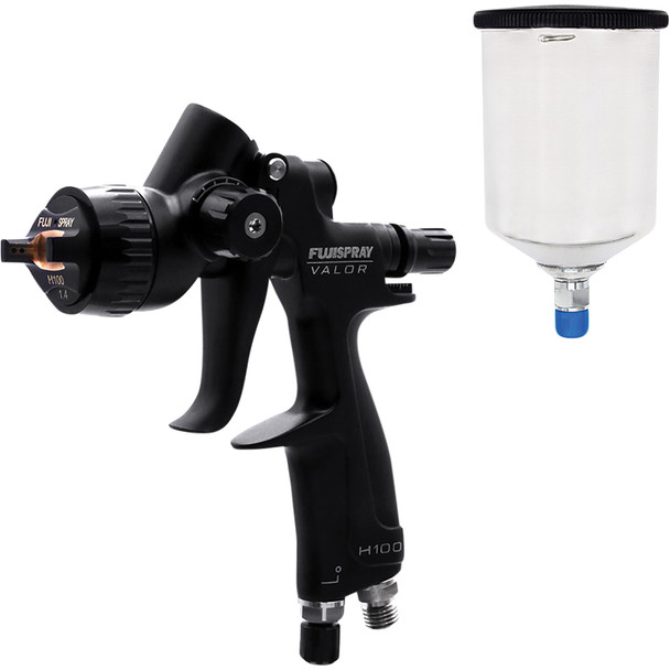 Spray Gun - VALOR - H100  - 600cc Aluminum Cup 1.4mm 8277H-A