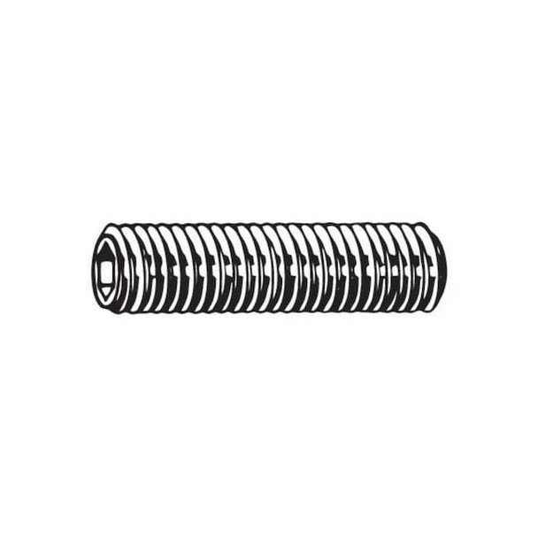 Manufacturer Varies Set Screw,14,Flat,3/8in,PK50 U07810.043.0037