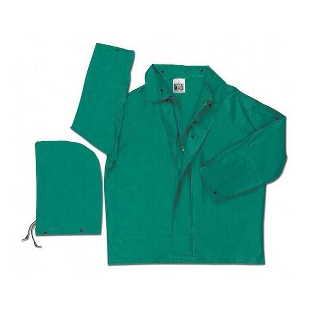Mcr Safety Dominator 0.42mm PVC/Poly/PVC Jacket,2XL 388JX2