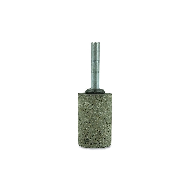 Tiger® Mounted Point, 1 in dia x 1/4 in dia Shank x 1-1/2 in L Shank, 24 Grit, Zirconia Alumina, W221, 10 EA/BX