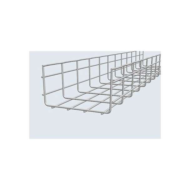 Cablofil Wire Mesh Cable Tray, 129 lb Capacity, Steel, Zinc Plated CF105/600EZ