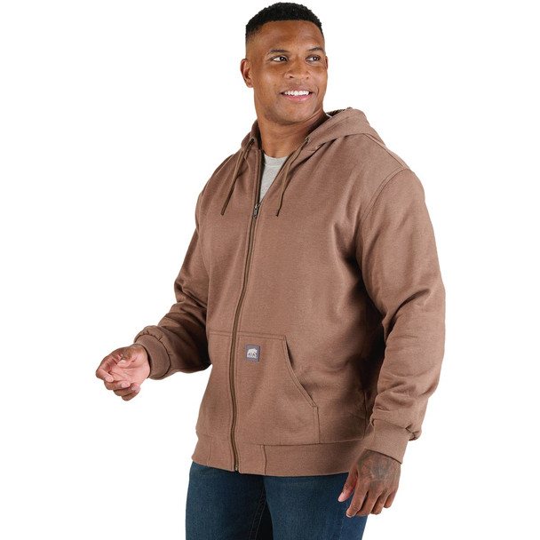 Berne 2xbrn Flc Fullzip Hoodie SZ107HDWR520