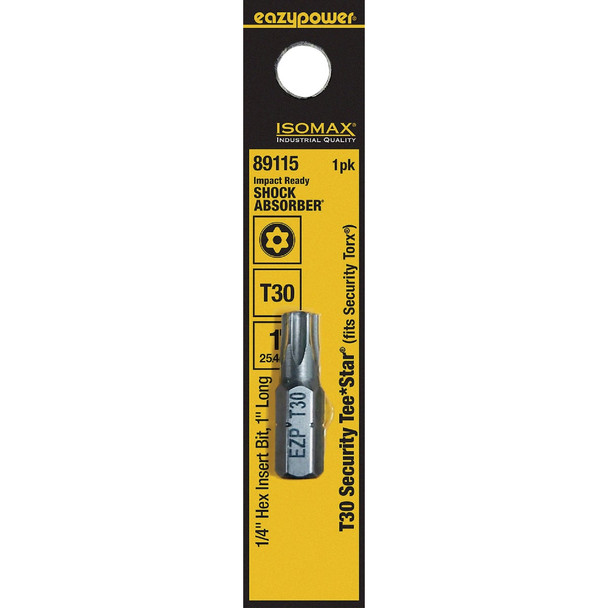 Eazypower Corporation T30 1" 1/4" Hx Scrdrvbit 89115