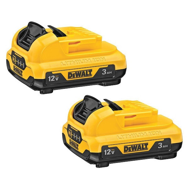 Dewalt DCB124-2 Battery Pack, (2) 3.0 Ah, Li-Ion