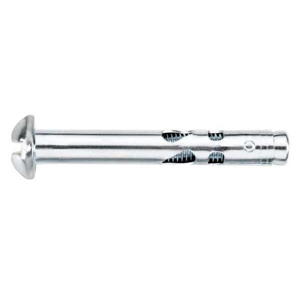 Dewalt 05210S-PWR Lok-Bolt AS Sleeve Anchor, 1/4" Dia., 2-1/4" L, Carbon Steel Zinc Plated, 100 PK