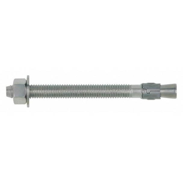 Dewalt 07616-PWR Power-Stud Wedge Anchor, 3/8" Dia., 5" L, Stainless Steel Stainless Steel, 50 PK