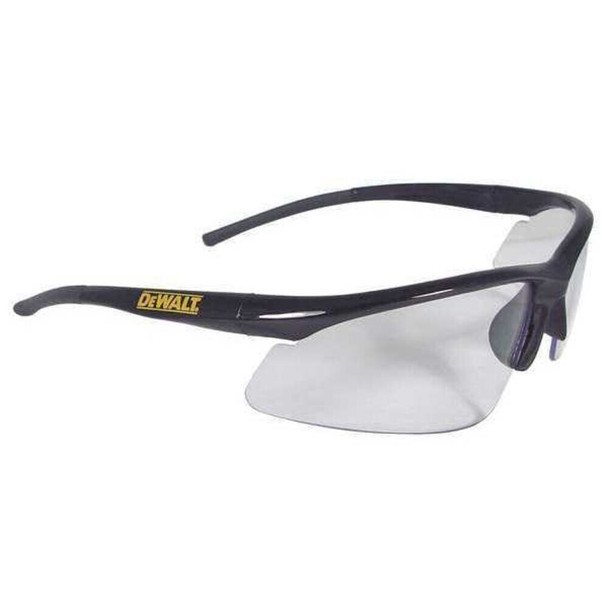 Dewalt DPG51-1 Radius, Safety Glasses, Anti-Scratch, Clear Lens, Black Frame, Full-Frame