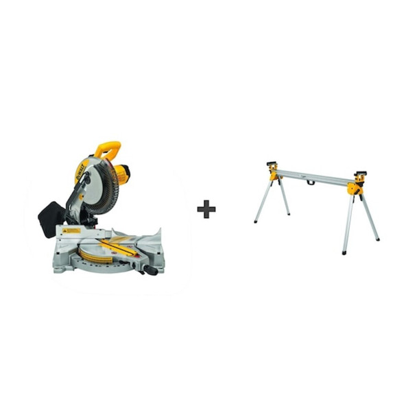 Dewalt DWS713/DWX723 Miter Saw, 10 in Blade Dia., 5000 RPMW/Sta