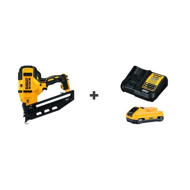 Dewalt DCN660B/DCB230C Nail Gun, Various Nail Head, Pistol, 20VDCW