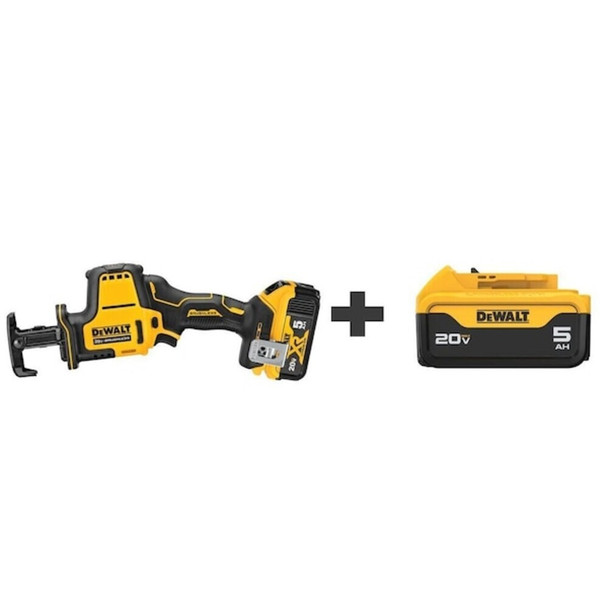 Dewalt DCS369P1 / DCB205 Atomic 20V MAX Reciprocating Saw + Battery