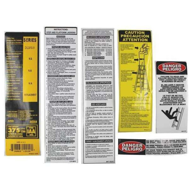 Dewalt PK-DXL3410-XX Label Kit