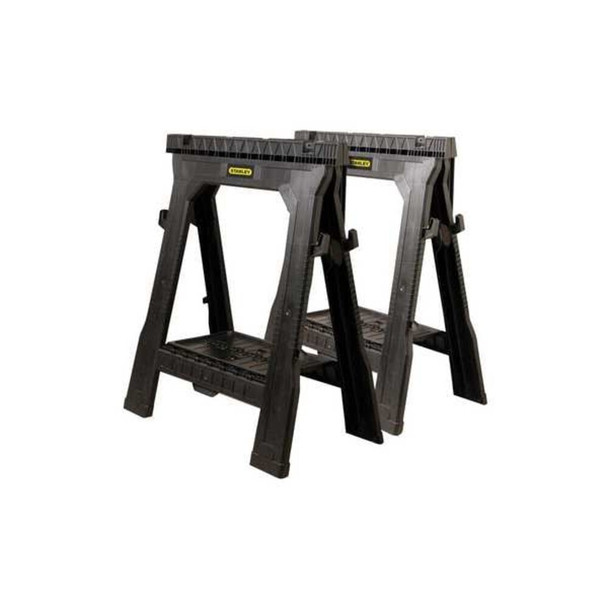 Stanley 060864R Sawhorse, Plastic, 1000 Capacity (Lb.), PK2
