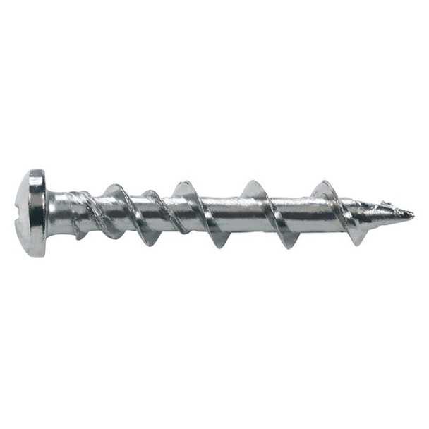 Dewalt 02316-PWR Wall-Dog Wall Anchor Screw, 1-1/4" L, Steel, 100 PK