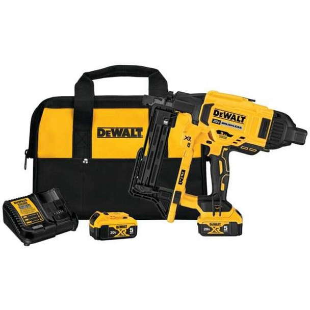 Dewalt DCFS950P2 20V MAX* XR 9 GA Cordless Fencing Stapler Kit