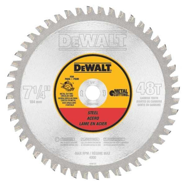 Dewalt DWA7766 7-1/4" 48T Ferrous Metal Cutting 5/8" Arbor