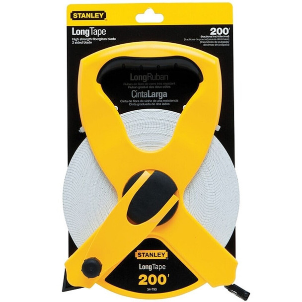 Stanley 34-793 200 ft Tape Measure, 1/2 in Blade