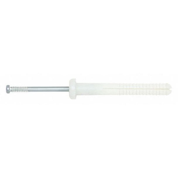 Dewalt 02451-PWR Nylon Nailin Nail Drive Anchor, 3/16" Dia., 1-1/2" L, Nylon Plain, 100 PK