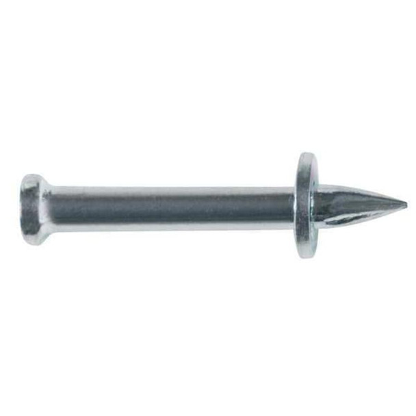 Dewalt 50296-PWR Hammer Drive Pin Nail Drive Anchor, 9/64" Dia., 1" L, Steel Zinc Plated, 100 PK