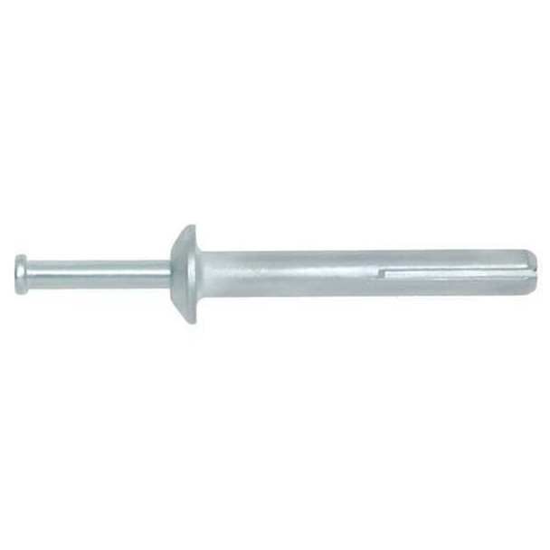 Dewalt 02806-PWR Zamac Nailin Nail Drive Anchor, 1/4" Dia., 3/4" L, Alloy Steel Zinc Plated, 100 PK