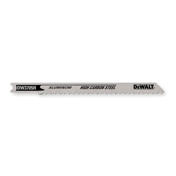 Dewalt DW3703-5 4" 6 TPI U- Shank Clean Cutting Wood Cutting Cobalt Steel Jig Saw Blade, PK5