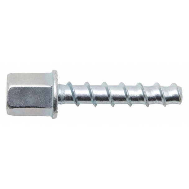 Dewalt PFM2211100 Hangermate Vertical Rod Hanger, Concrete, 1/4" Size, 2-9/64" L, Steel Zinc Plated, 25 PK