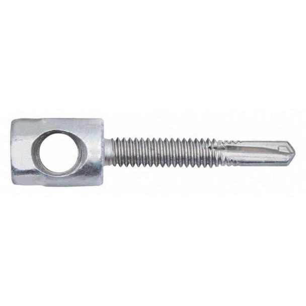 Dewalt PFM224110N Hangermate Horizontal Rod Hanger, Steel, 1/4"-20 Size, 1" L, Steel Zinc Plated, 25 PK
