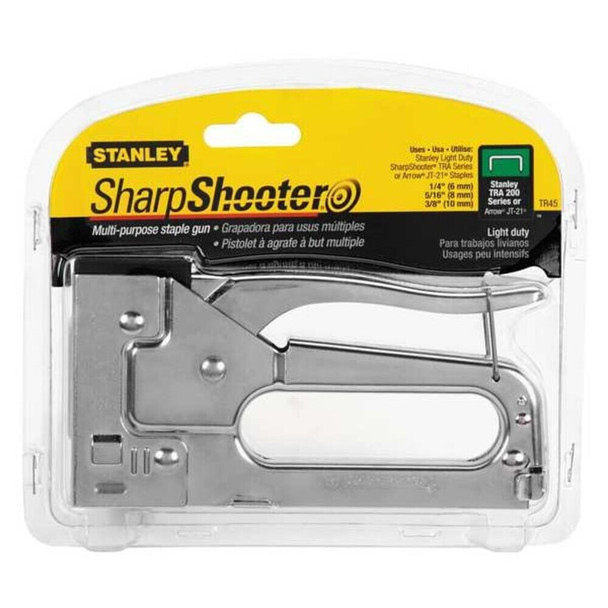 Stanley TR45 Staple Gun, Manual, Light Duty, Light Duty