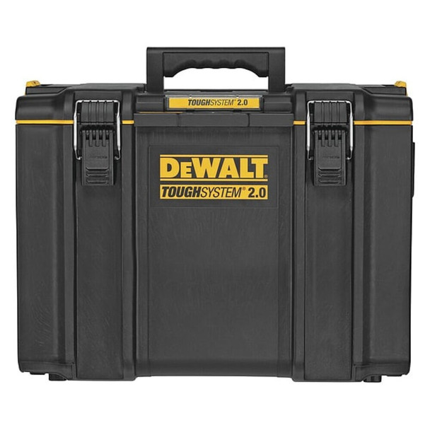 Dewalt DWST08400 ToughSystem 2.0 Tool Box, Plastic, Black, 22 in W x 15 in D x 16 in H