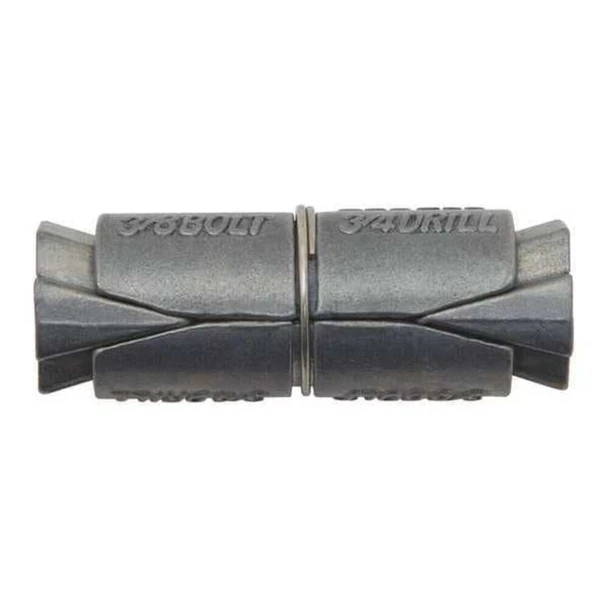 Dewalt 09510-PWR Double Double Lag Shield, 1/4" Dia, 1-3/8" L, Alloy Steel Plain, 50 PK