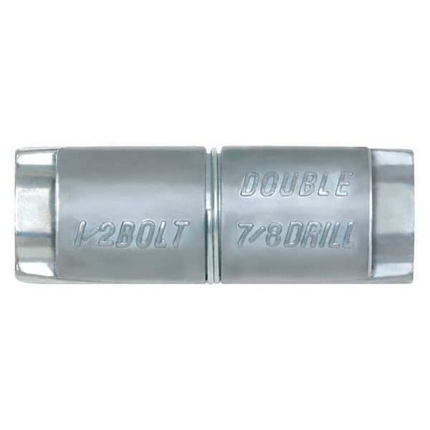 Dewalt 09525-PWR Double Double Lag Shield, 1/2" Dia, 2-1/2" L, Alloy Steel Plain, 25 PK